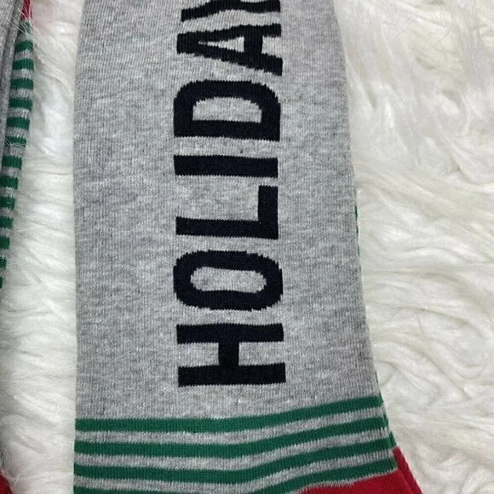 NEW HOT SOX Crew Socks Set of 2 Mens Size 10-13 “Holiday